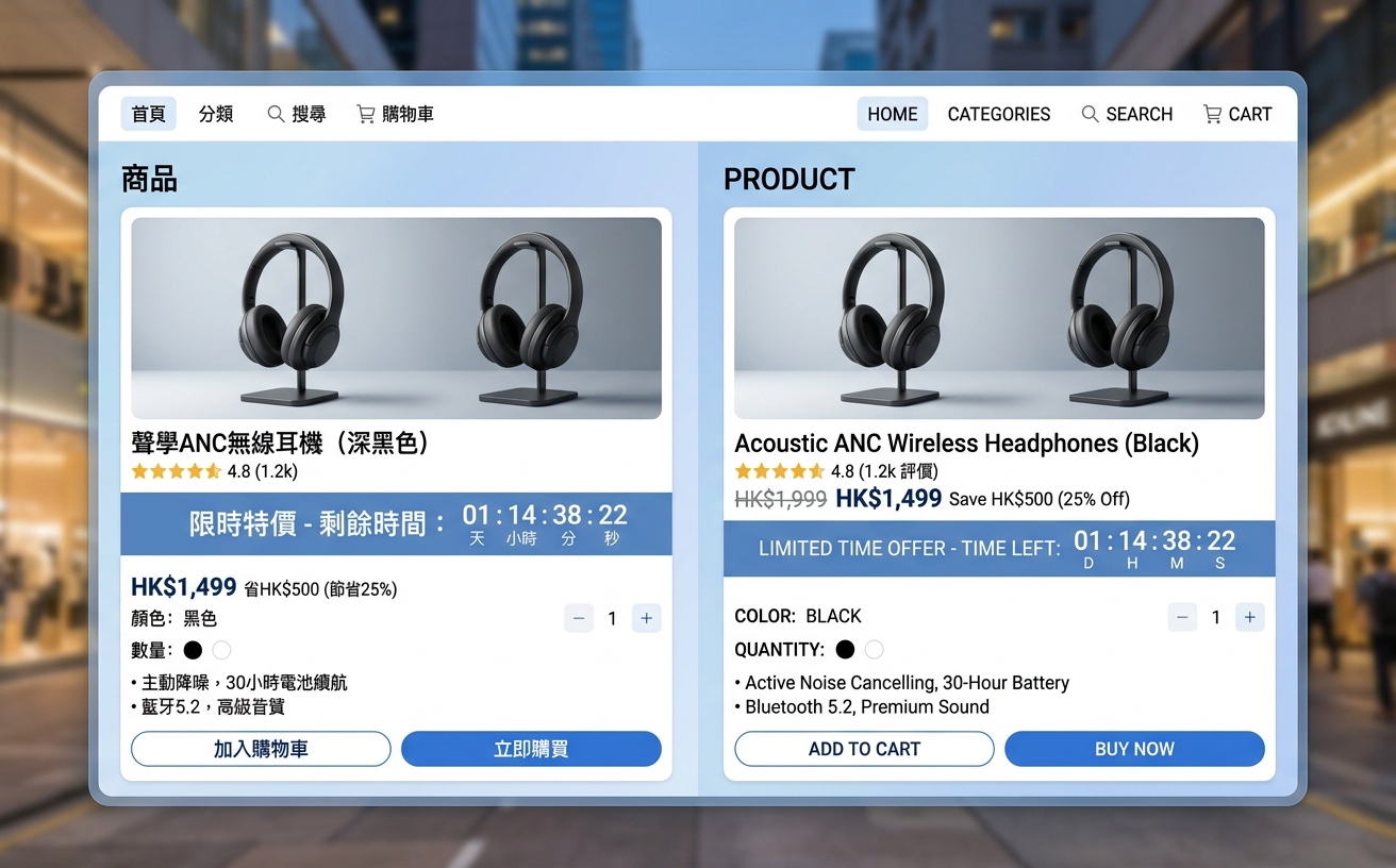 AI 批量翻譯示意